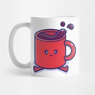 Cute Tired Coffee Mug